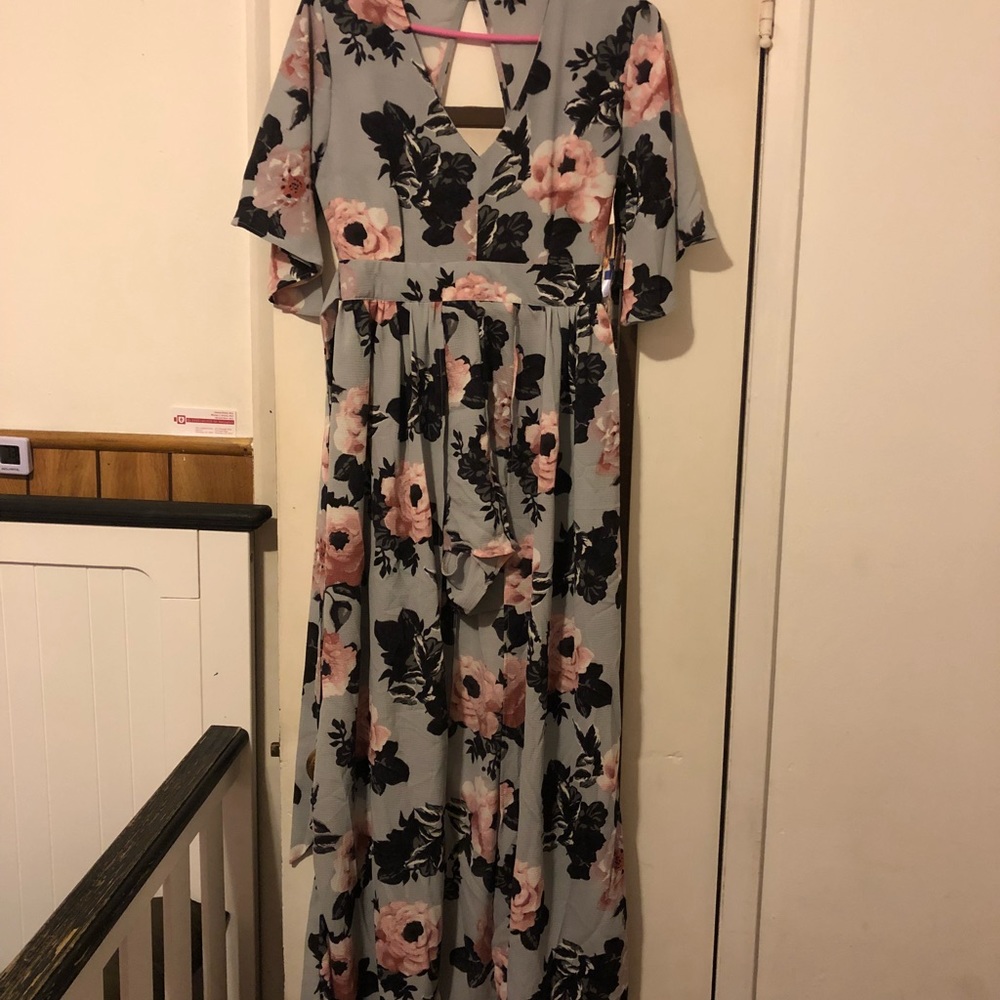Romper Floral Dress